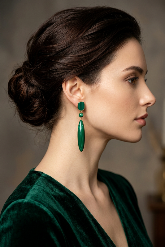 Boucles d'Oreilles Pendants Sienna