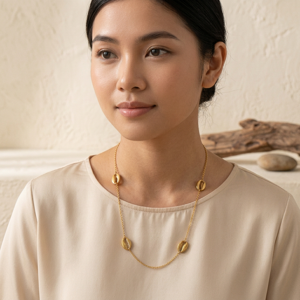Collier Coquillage Cauri